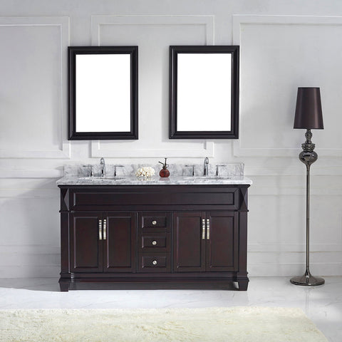 Image of 60" Double Bathroom Vanity MD-2660-WMRO-ES