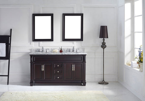 Image of 60" Double Bathroom Vanity MD-2660-WMRO-ES