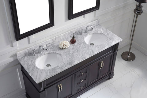 Image of 60" Double Bathroom Vanity MD-2660-WMRO-ES
