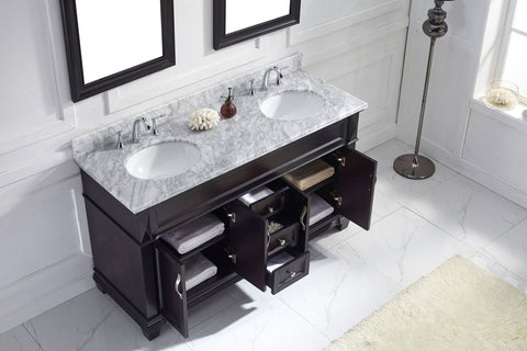 Image of 60" Double Bathroom Vanity MD-2660-WMRO-ES
