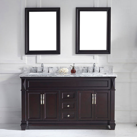 Image of 60" Double Bathroom Vanity MD-2660-WMRO-ES