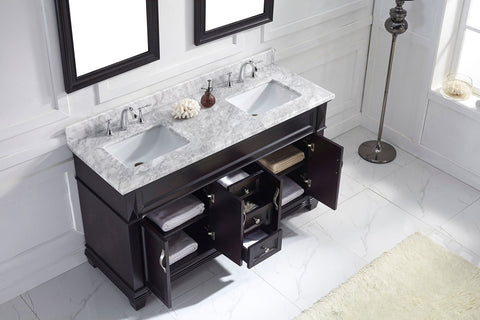 Image of 60" Double Bathroom Vanity MD-2660-WMRO-ES