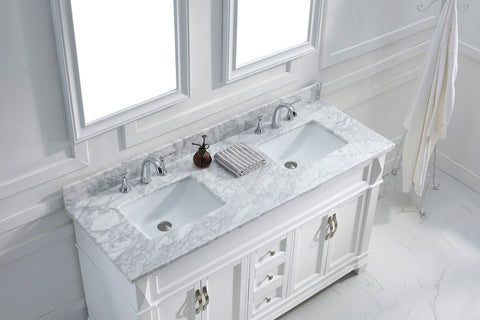 Image of 60" Double Bathroom Vanity MD-2660-WMRO-ES