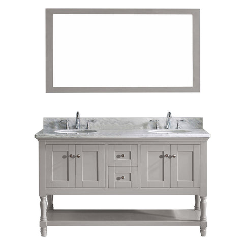 Image of 60" Double Bathroom Vanity MD-3160-WMRO-CG