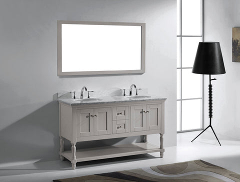 Image of 60" Double Bathroom Vanity MD-3160-WMRO-CG