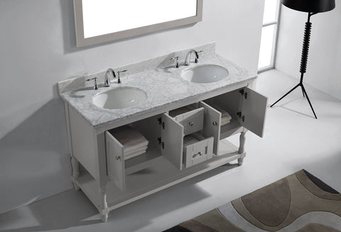 Image of 60" Double Bathroom Vanity MD-3160-WMRO-CG