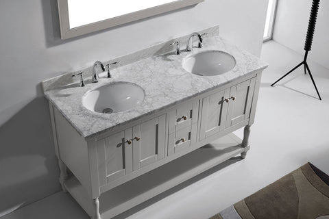 Image of 60" Double Bathroom Vanity MD-3160-WMRO-CG