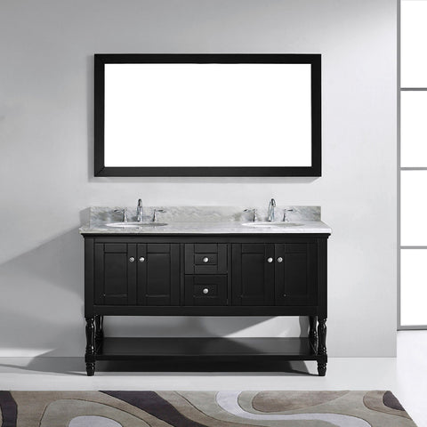 Image of 60" Double Bathroom Vanity MD-3160-WMRO-CG