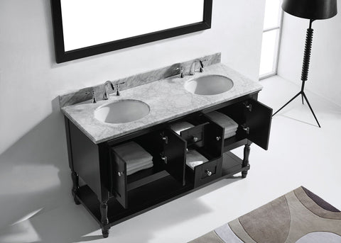 Image of 60" Double Bathroom Vanity MD-3160-WMRO-CG