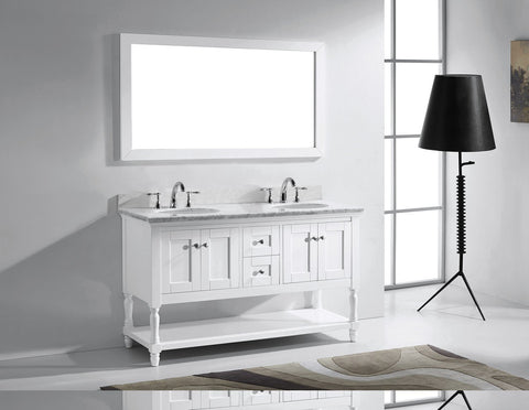 Image of 60" Double Bathroom Vanity MD-3160-WMRO-CG