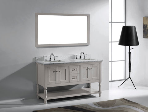 Image of 60" Double Bathroom Vanity MD-3160-WMRO-CG