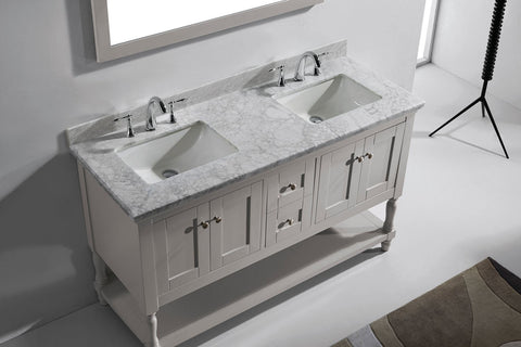 Image of 60" Double Bathroom Vanity MD-3160-WMRO-CG