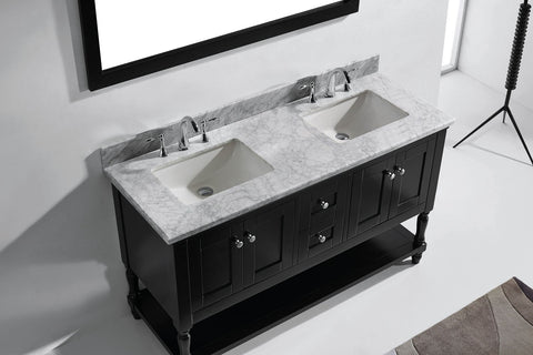 Image of 60" Double Bathroom Vanity MD-3160-WMRO-CG