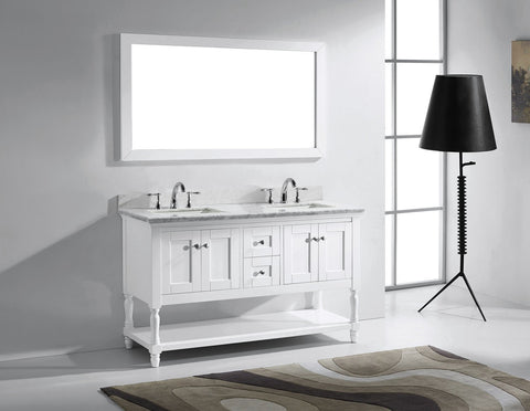 Image of 60" Double Bathroom Vanity MD-3160-WMRO-CG