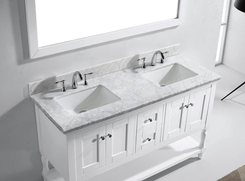Image of 60" Double Bathroom Vanity MD-3160-WMRO-CG