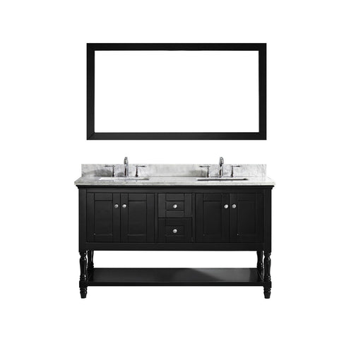 Image of 60" Double Bathroom Vanity MD-3160-WMSQ-ES