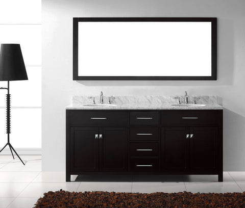 Image of 72" Double Bathroom Vanity MD-2072-WMRO-CG