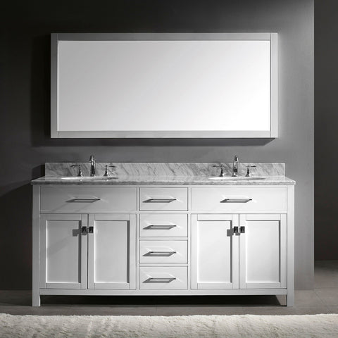 Image of 72" Double Bathroom Vanity MD-2072-WMRO-CG