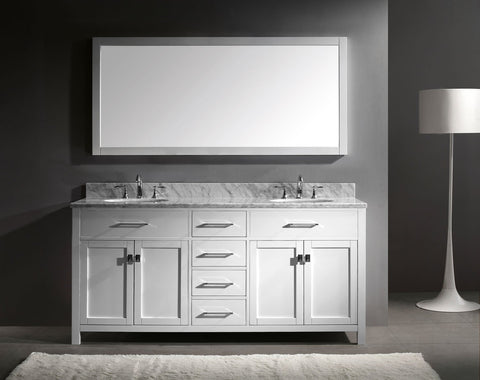 Image of 72" Double Bathroom Vanity MD-2072-WMRO-CG