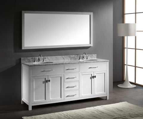 Image of 72" Double Bathroom Vanity MD-2072-WMRO-CG