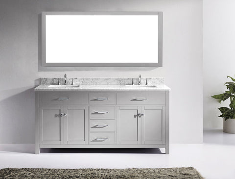 Image of 72" Double Bathroom Vanity MD-2072-WMRO-CG