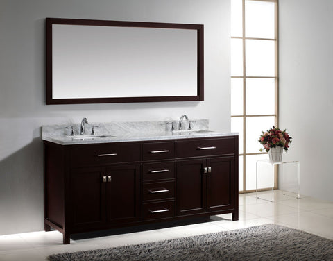 Image of 72" Double Bathroom Vanity MD-2072-WMRO-CG