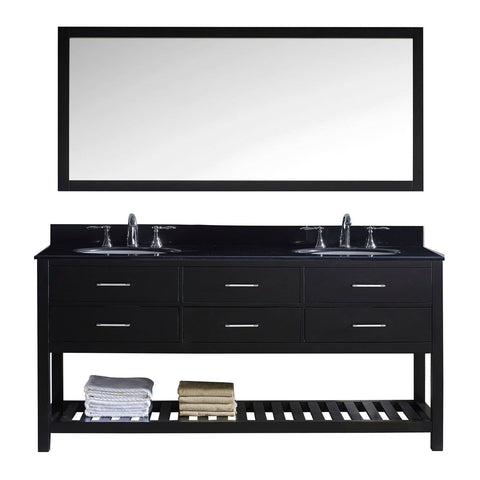 Image of 72" Double Bathroom Vanity MD-2272-BGRO-ES-010
