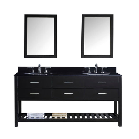 Image of 72" Double Bathroom Vanity MD-2272-BGRO-ES