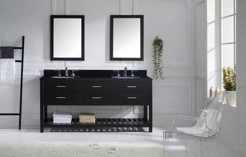Image of 72" Double Bathroom Vanity MD-2272-BGRO-ES