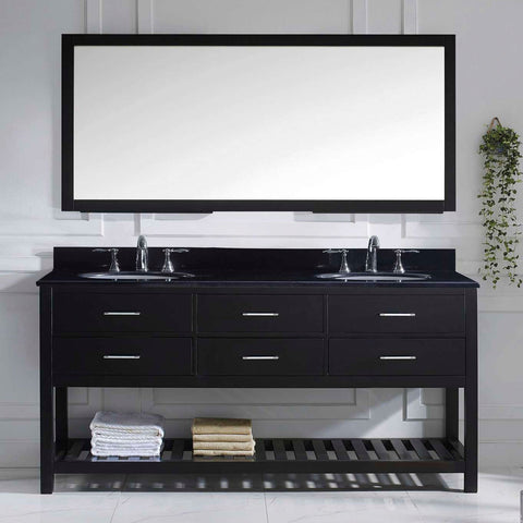 Image of 72" Double Bathroom Vanity MD-2272-BGRO-ES