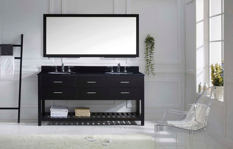 Image of 72" Double Bathroom Vanity MD-2272-BGRO-ES