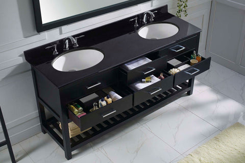 Image of 72" Double Bathroom Vanity MD-2272-BGRO-ES