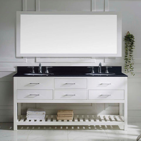 Image of 72" Double Bathroom Vanity MD-2272-BGRO-ES