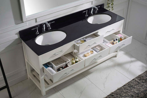 Image of 72" Double Bathroom Vanity MD-2272-BGRO-ES