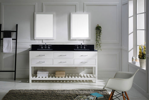 Image of 72" Double Bathroom Vanity MD-2272-BGSQ-ES