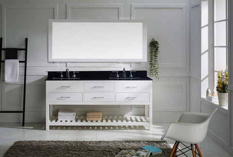 Image of 72" Double Bathroom Vanity MD-2272-BGSQ-ES