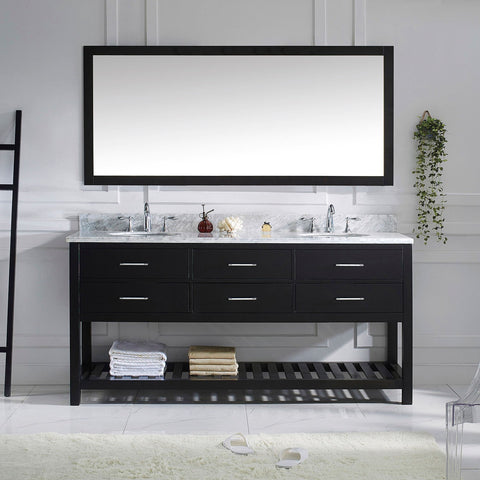 Image of 72" Double Bathroom Vanity MD-2272-WMRO-ES