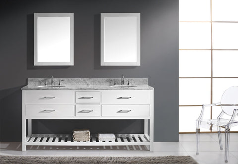 Image of 72" Double Bathroom Vanity MD-2272-WMRO-ES