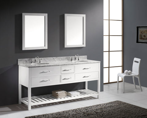 Image of 72" Double Bathroom Vanity MD-2272-WMRO-ES