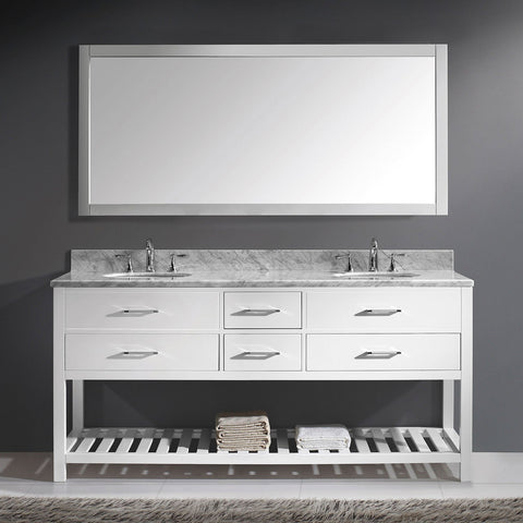 Image of 72" Double Bathroom Vanity MD-2272-WMRO-ES