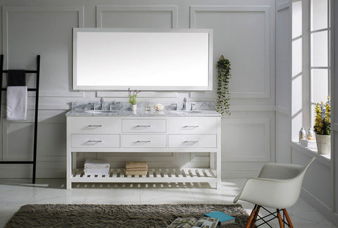 Image of 72" Double Bathroom Vanity MD-2272-WMRO-ES