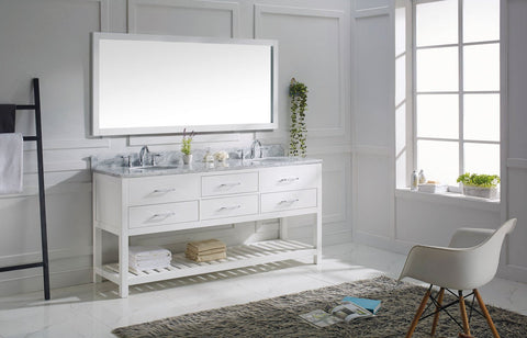 Image of 72" Double Bathroom Vanity MD-2272-WMRO-ES