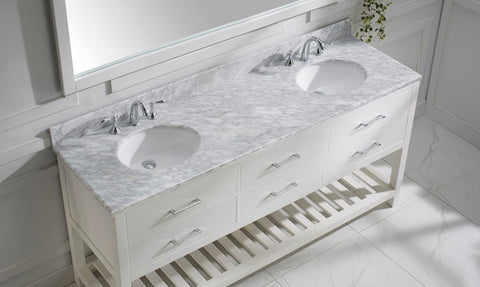 Image of 72" Double Bathroom Vanity MD-2272-WMRO-ES