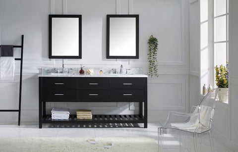 Image of 72" Double Bathroom Vanity MD-2272-WMSQ-ES