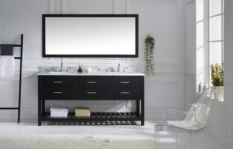 Image of 72" Double Bathroom Vanity MD-2272-WMSQ-ES