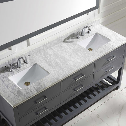 Image of 72" Double Bathroom Vanity MD-2272-WMSQ-ES