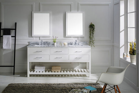 Image of 72" Double Bathroom Vanity MD-2272-WMSQ-ES