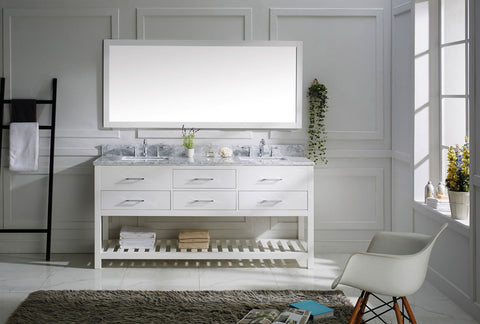 Image of 72" Double Bathroom Vanity MD-2272-WMSQ-ES