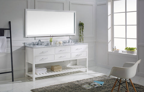 Image of 72" Double Bathroom Vanity MD-2272-WMSQ-ES
