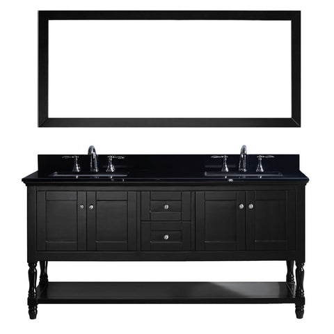 Image of 72" Double Bathroom Vanity MD-3172-BGSQ-ES